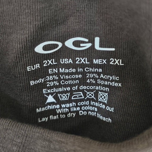 OGL Olive Ruched BramiTank 2X NWT - Picture 5 of 5